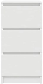 fehér szerelt fa tálalószekrény 37,5x35x76 cm