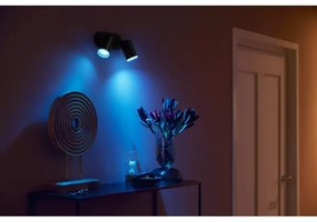 Philips Hue FUGATO 2xGU10/4,2W RGBW LED dimm. spotlámpa fekete