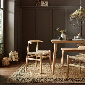 Natúr színű juta szőnyeg 120x170 cm Maisie – Flair Rugs