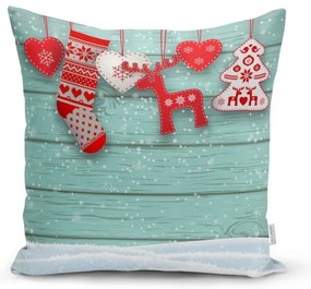 Winter Wonderland 4 db karácsonyi párnahuzat és asztali futó szett - Minimalist Cushion Covers