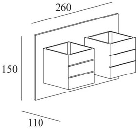 Lucide 17282/02/12 - Fali lámpa BOK 2xG9/40W/230V