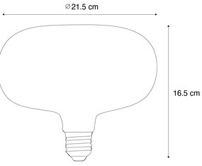 E27 LED izzó P215 fehér 3,4W 150lm 1800K