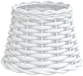 fehér fonott lámpaernyő Ø20x15 cm