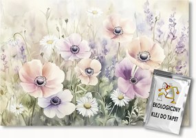 Fotótapéta Flizelina Színes Virágok Kert Tavasz Nyár 300x210 ragasztó