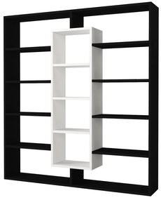 könyvespolc Ample - Black, White