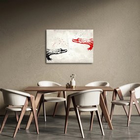 Kép - krokodilok (70x50 cm)