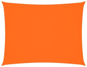 narancssárga téglalap alakú oxford-szövet napvitorla 2,5x3,5 m