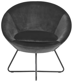 BERYL fotel sötétszürke színben
