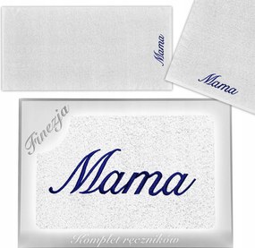 Ajándék Anyák Napjára Fehér Törülköző Anyának 70X140 Koney