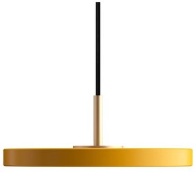 Sárga LED függőlámpa fém búrával ø 15 cm Asteria Micro – UMAGE