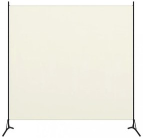 fehér 1 paneles szövet paraván 175 x 180 cm