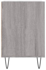 szürke sonoma színű szerelt fa TV-szekrény 100x35x55 cm