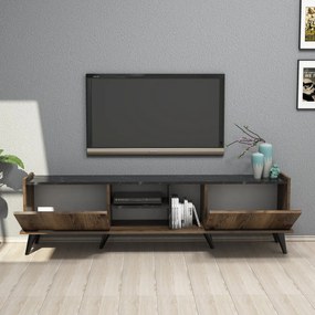 TV asztal Elegante diófa fekete