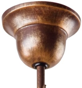 Brilagi - LED Csillár rúdon ANTICO 1xE27/60W/230V bronz patina