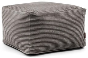 Sötétszürke kordbársony babzsákfotel Softbox MooG – SLOWDOWN
