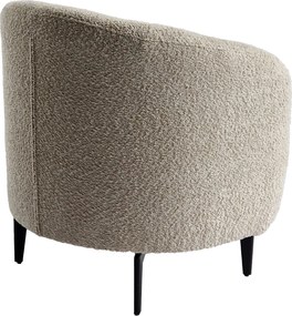 Fotel, bézs/fekete, PRESO