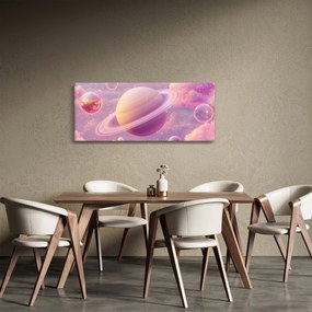 Kép - Rózsaszín bolygó (120x50 cm)