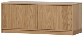 Natúr színű moduláris könyvespolc tölgyfa dekorral 264x243 cm Modulair – vtwonen