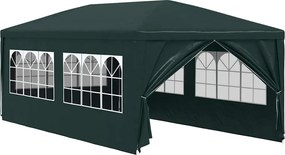 vidaXL zöld partisátor 3 x 6 m