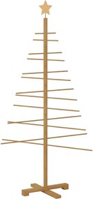 vidaXL Fából készült Karácsonyfa állvánnyal Barna 150 cm bambusz