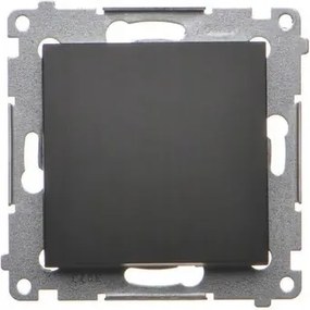 EgykapcsolĂłs kapcsolĂł matt fekete Simon 54 DW1.01/49