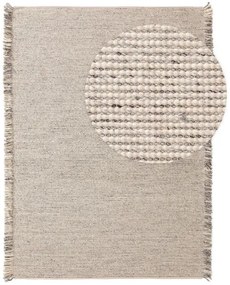Gyapjúszőnyeg Mary Ivory Grey 160x230 cm
