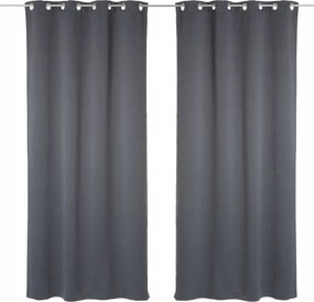 Sötétítő Függöny Két Sötétszürke Kész