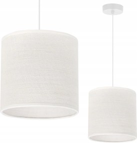 Függőlámpa Mennyezeti Csillár Fehér Lámpabúra Boho Juta Konyhába Nappaliba E27