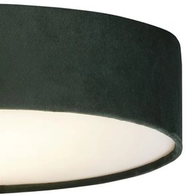 Searchlight 23298-2GR - Mennyezeti lámpa DRUM PLEAT 2xE27/15W/230V zöld