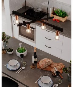 ByRydens 4201030-4002 - Kábelre függesztett csillár ZEONA 4xE27/5W/230V