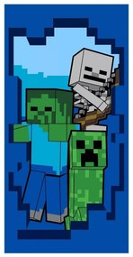 Minecraft Beware fürdőlepedő, strand törölköző Beware 70x140cm