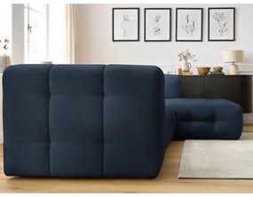 Sötétkék sarokkanapé (jobb oldali) Cloud – Bobochic Paris