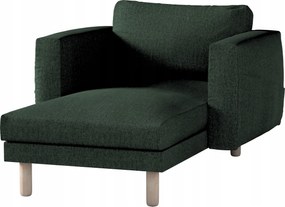 Dekoria Norsborg sezlonhuzat Ikea karfával, zöld