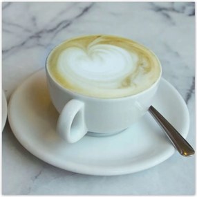 Poszterek 100x100 Kávéscsésze Szív