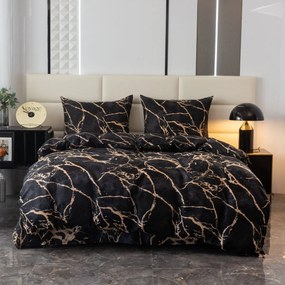 Mikroszálas ágyneműhuzat OBSIDIAN fekete Ágyneműhuzat mérete: 70 x 80 cm | 140 x 200 cm