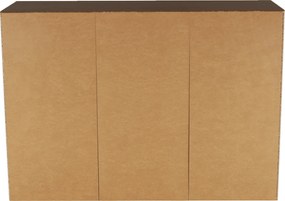 Komód, DTD/MDF, tölgy világos/tölgy sötét, KORINA