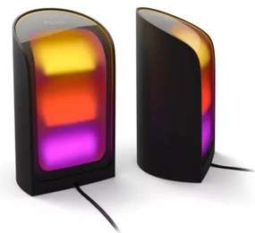 Philips - 2x Hue PLAY Wall Washer RGBW dimmelhető LED világítótest LED/20W/230V 2000–6500K fekete