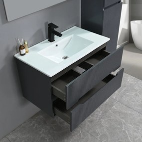 Trent 80 alsó szekrény mosdóval