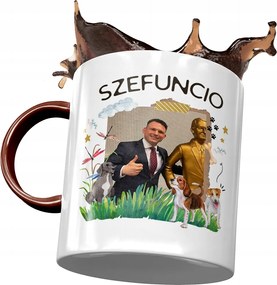 Bordó Bögre Sławomir Mentzen XD Ajándék Nyomtatott Fotóval