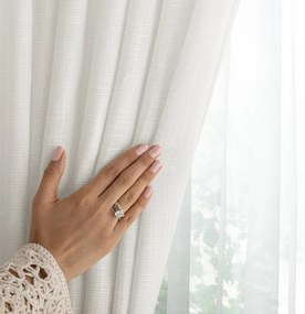 Krémszínű függöny 140x270 cm Valeta – Restilo