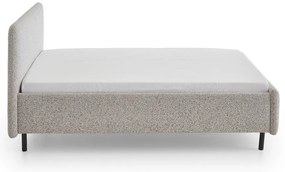 Bézs kárpitozott franciaágy ágyrács nélkül 180x200 cm Primo – Meise Möbel