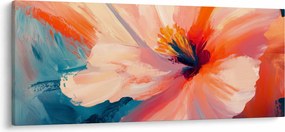 Kép - Festett virág (120x50 cm)