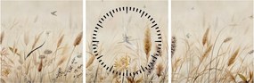 Kép - Wild Meadow (órával) (90x30 cm)