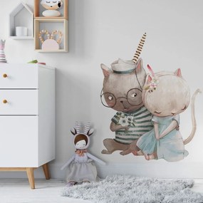 Gario Falmatrica gyerekeknek Szerelmes macskák Méret: 100 x 78 cm