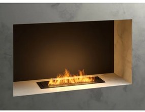 InFire - Beépített BIO kandalló 7,5x50 cm 3,5kW fekete