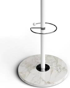 Casaria® Álló ruhafogas – fehér 173 cm