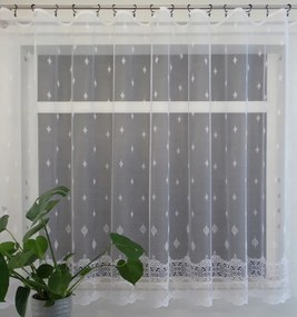 Mg Függöny 34556 Fehér 400x160cm kész, M szalaggal