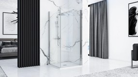 Zuhanytálca rea White Rock 90 x 90