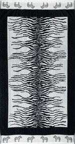 AFRIKA Strandtörölköző fehér zebra 165x90cm