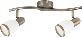 Rabalux Elite Reflektor E14 2x40W Bronz/Fehér Fém IP20